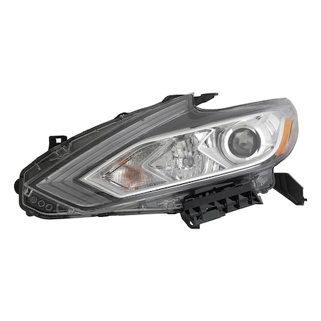 Eagle Eyes LH H/LMP ASSY COMP; SEDAN; HALOGEN; W/O LED DRL; CHR BEZEL ALTIMA 2016-18 DS761-B101L